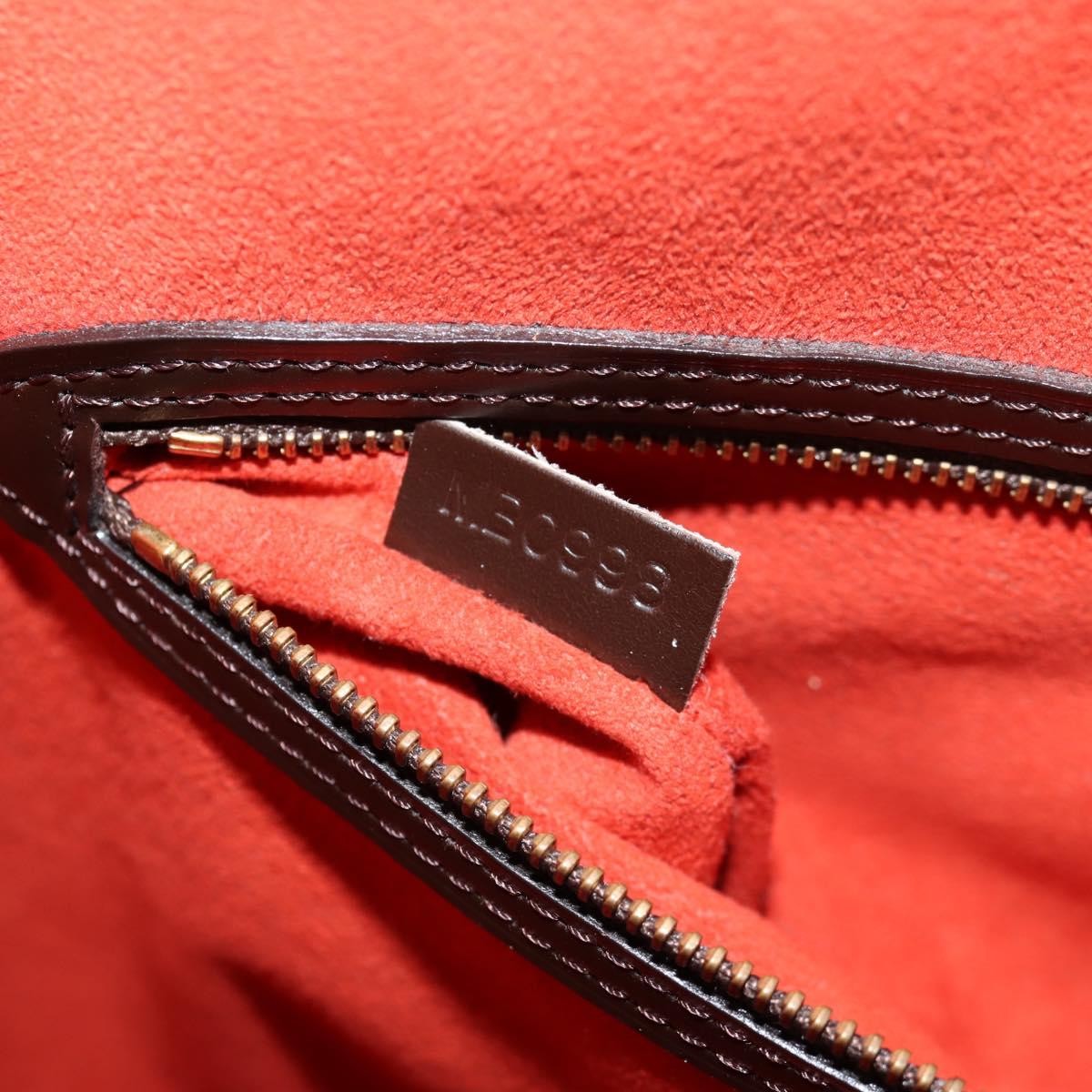 Louis Vuitton Babylone Handbag Damier, BROWN, CANVAS, Shoulder bag