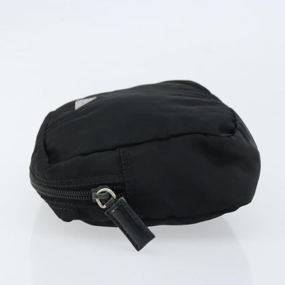 Prada Vintage Pouch Tessuto, BLACK, NYLON, Clutche & pouche