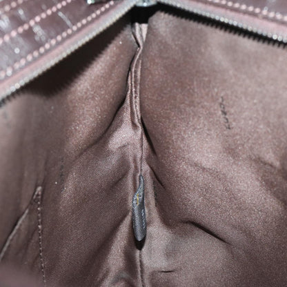 Fendi Vintage Zip Messenger Bag Zucca Canvas, BROWN, CANVAS, Shoulder bag