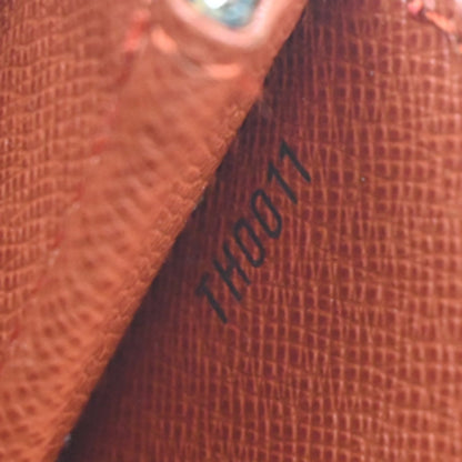 Louis Vuitton Tribeca Handbag Damier, BROWN, LEATHER, Shoulder bag