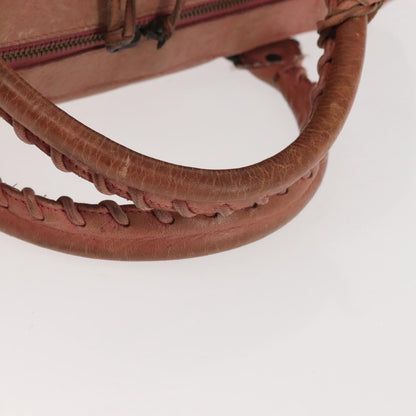 Balenciaga Twiggy Classic Studs Bag Leather, PINK, LEATHER, Handbag