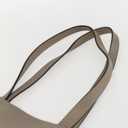 Chloe Milo Shopping Tote Leather, BEIGE, LEATHER, Tote bag