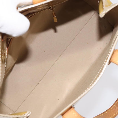 Louis Vuitton Reade Handbag Monogram Vernis, BEIGE, PATENT_LEATHER, Handbag