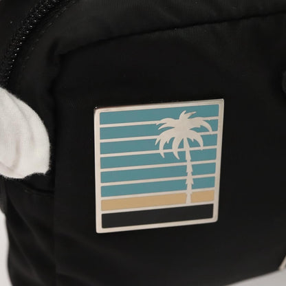 Prada Zip Pouch Tessuto, SILVER, NYLON, Clutche & pouche