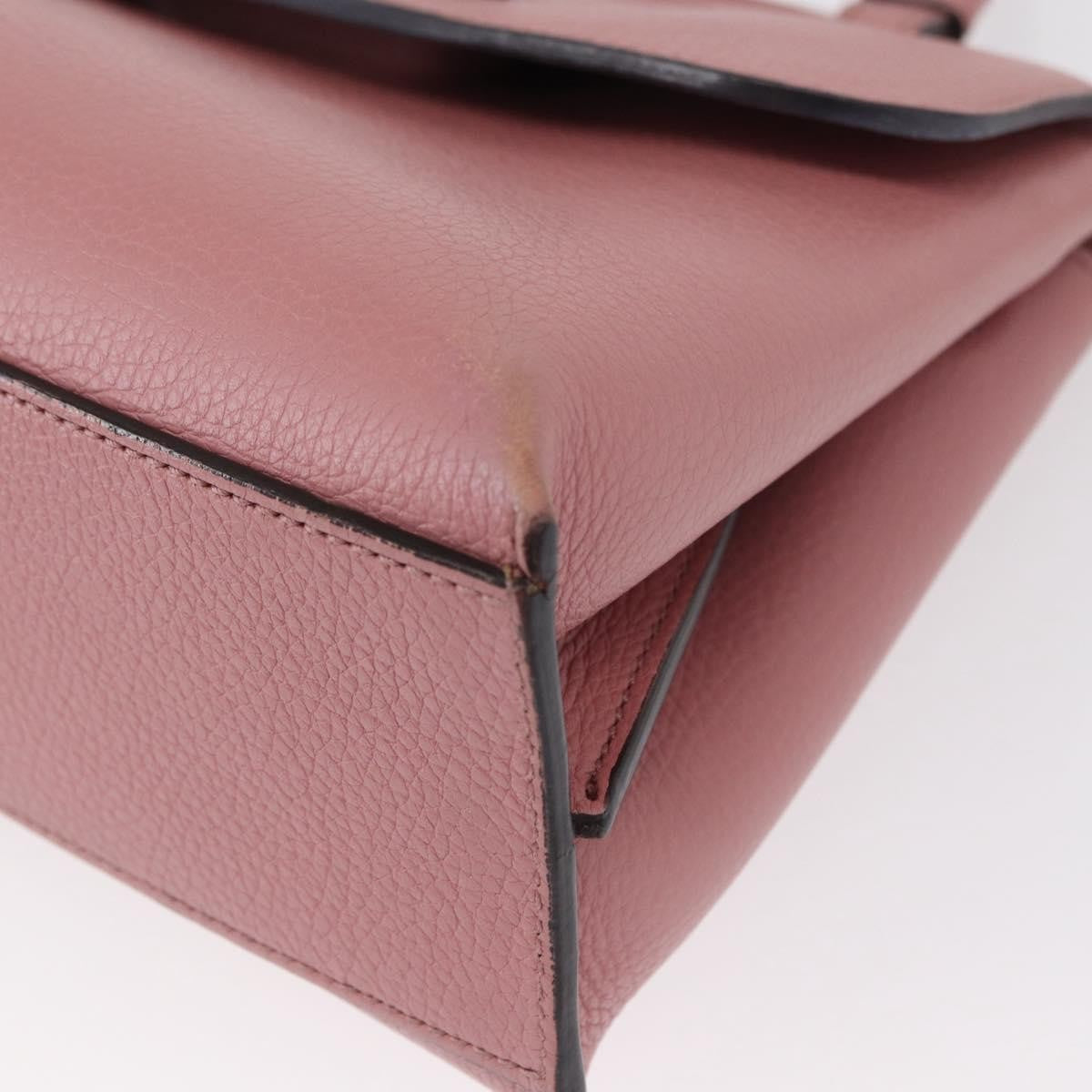 Gucci Bamboo Daily Top Handle Bag Leather, PINK, LEATHER, Handbag