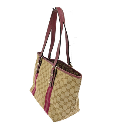 Gucci Jolicoeur Tote GG Canvas, BEIGE, CANVAS, Tote bag