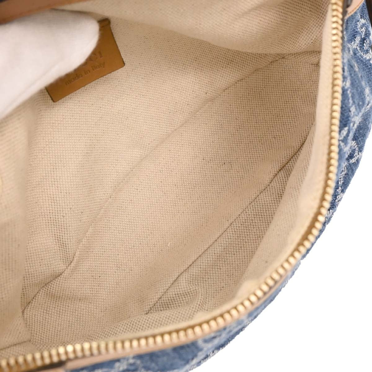 Gucci Vintage Handbag Denim, BLUE, DENIM_JEANS, Handbag