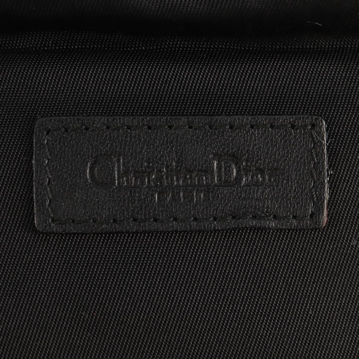Christian Dior Vintage Trotter Pouch Canvas, BLACK, CANVAS, Clutche & pouche