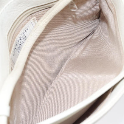 Givenchy Vintage 4G shoulder bag Leather, WHITE, LEATHER, Shoulder bag