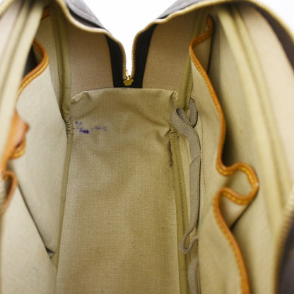 Louis Vuitton Deauville Handbag Monogram Canvas, BROWN, LEATHER, Handbag