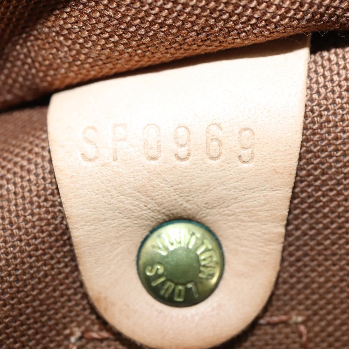 Louis Vuitton Speedy Handbag Monogram Canvas, BROWN, CANVAS, Handbag