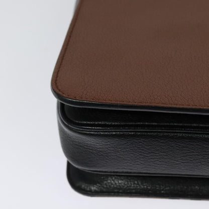 Burberry D-Ring Shoulder Bag Leather with Vintage Check Canvas, BROWN, LEATHER, Shoulder bag