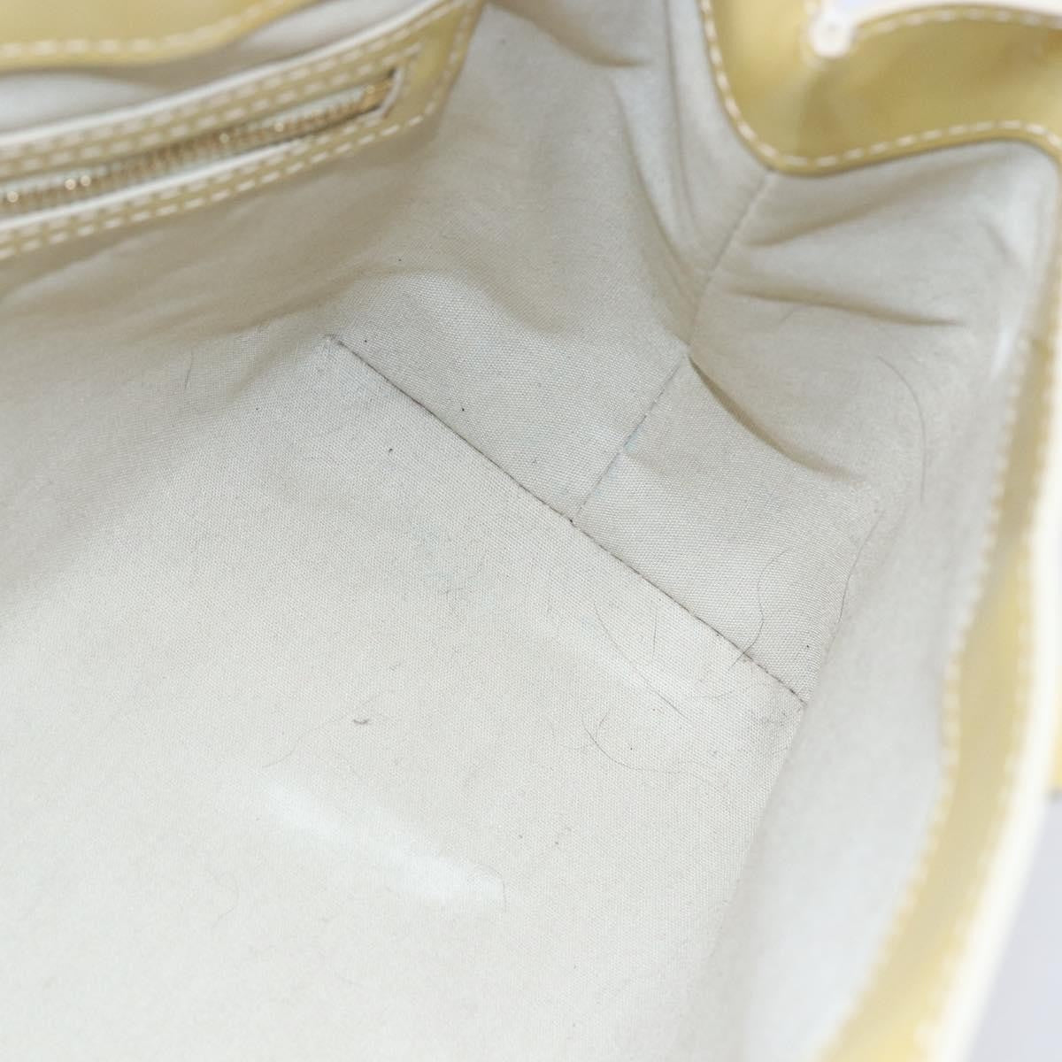 Louis Vuitton Wilshire Handbag Monogram Vernis, BEIGE, PATENT_LEATHER, Handbag