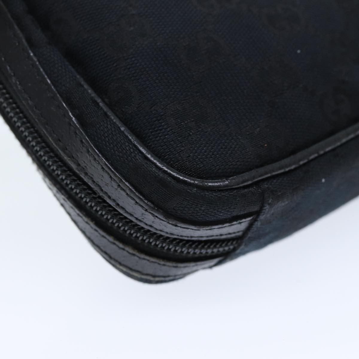 Gucci GG canvas pouch Canvas, BLACK, CANVAS, Clutche & pouche