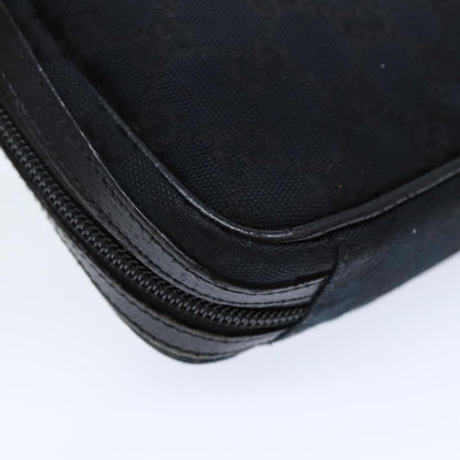Gucci GG canvas pouch Canvas, BLACK, CANVAS, Clutche & pouche