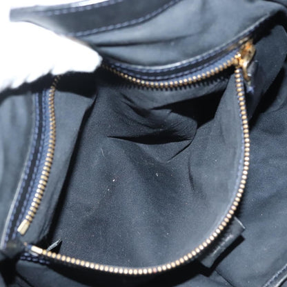 Celine Vintage Macadam Handbag Macadam, NAVY, CANVAS, Handbag