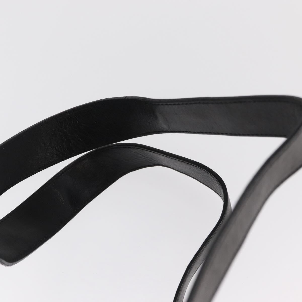 Gucci Vintage Bamboo Backpack Leather, BLACK, LEATHER, Backpack