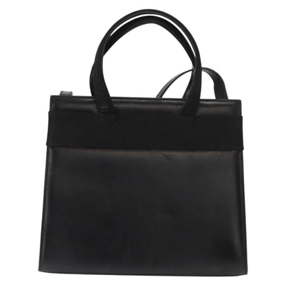 Salvatore Ferragamo Convertible Vara Bow Tote Leather, BLACK, LEATHER, Handbag