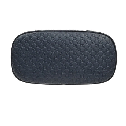 Gucci Convertible Dome Satchel Microguccissima Leather, NAVY, LEATHER, Handbag