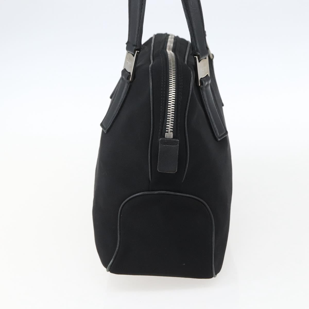 Salvatore Ferragamo Vintage Handbag Nylon, Black, Nylon, Handbag