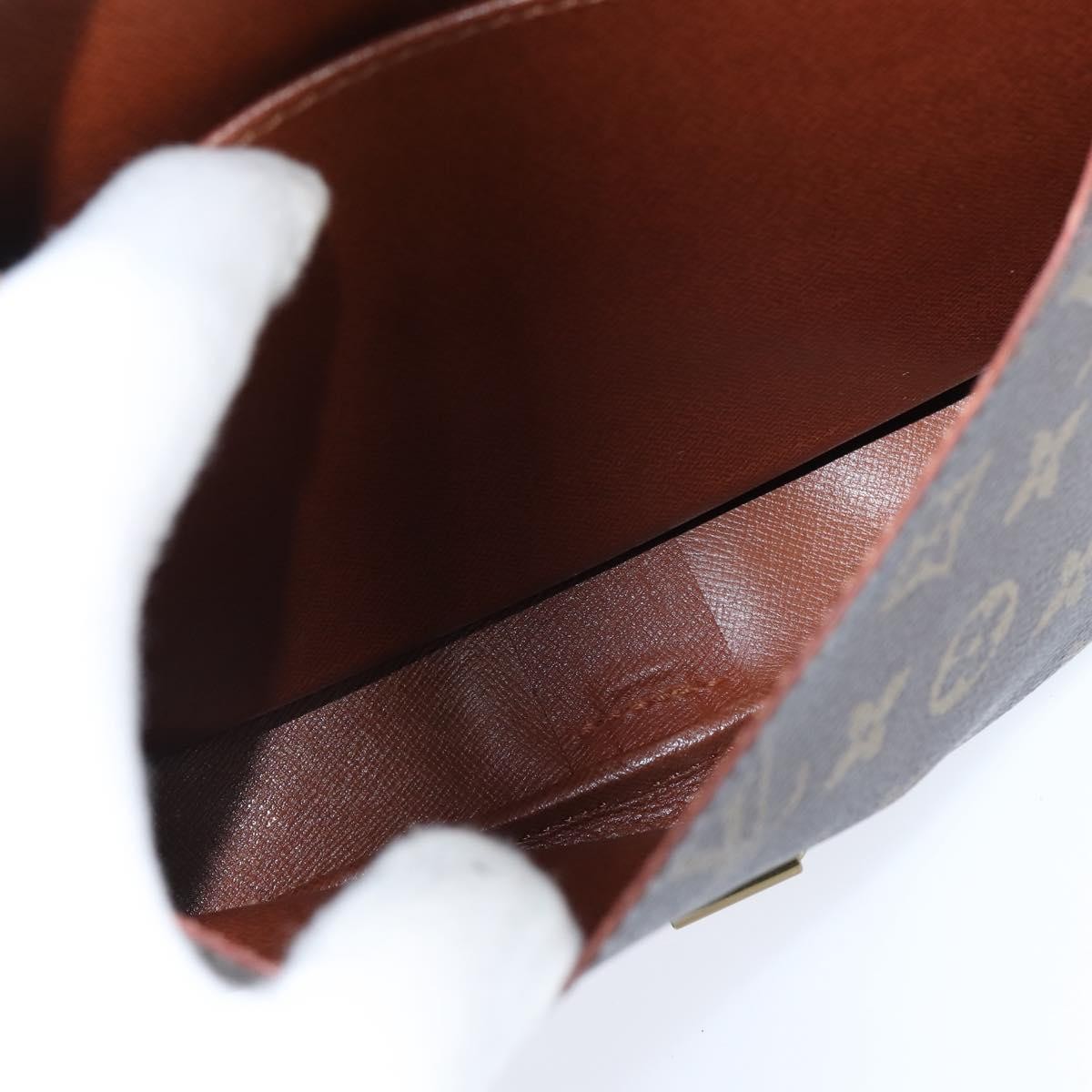 Louis Vuitton Cartouchiere Handbag Monogram Canvas, BROWN, CANVAS, Shoulder bag