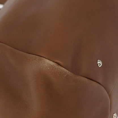 Salvatore Ferragamo Vintage Handbag Leather, BROWN, LEATHER, Handbag