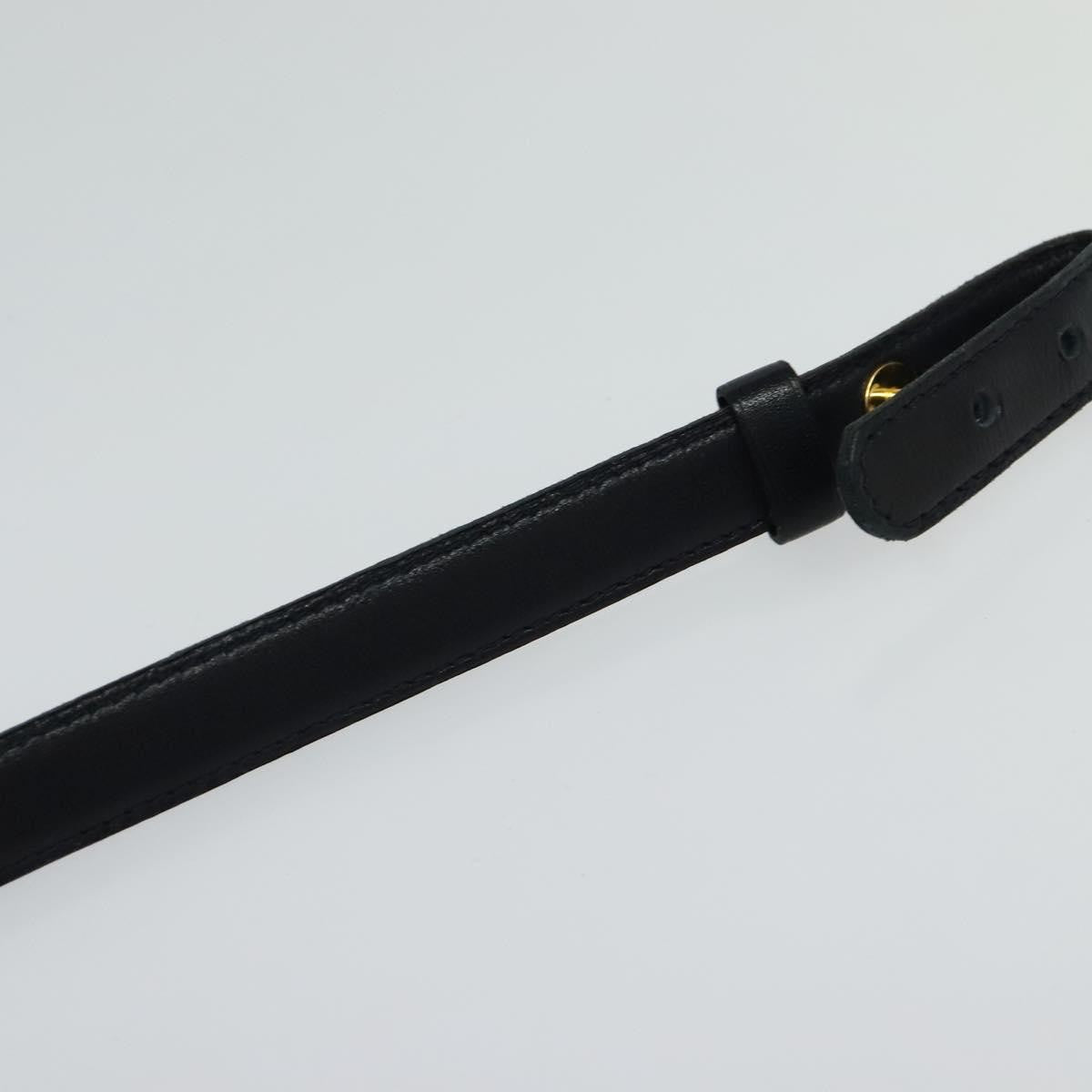 Chanel CC Belt Leather, BLACK, LEATHER, Belts