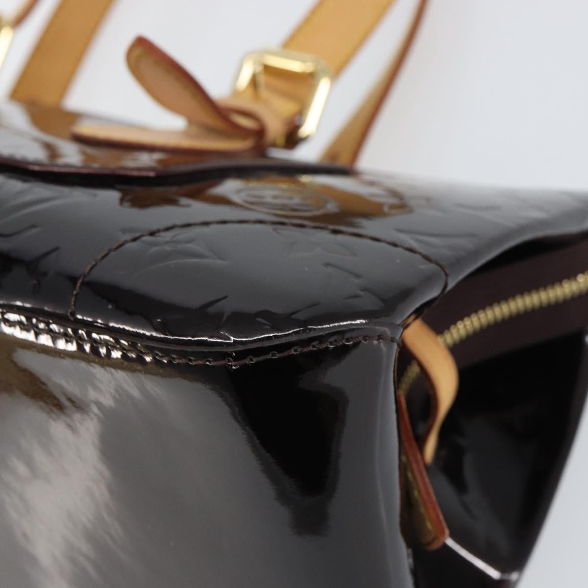 Louis Vuitton Rosewood Avenue Handbag Monogram Vernis, PURPLE, PATENT_LEATHER, Shoulder bag