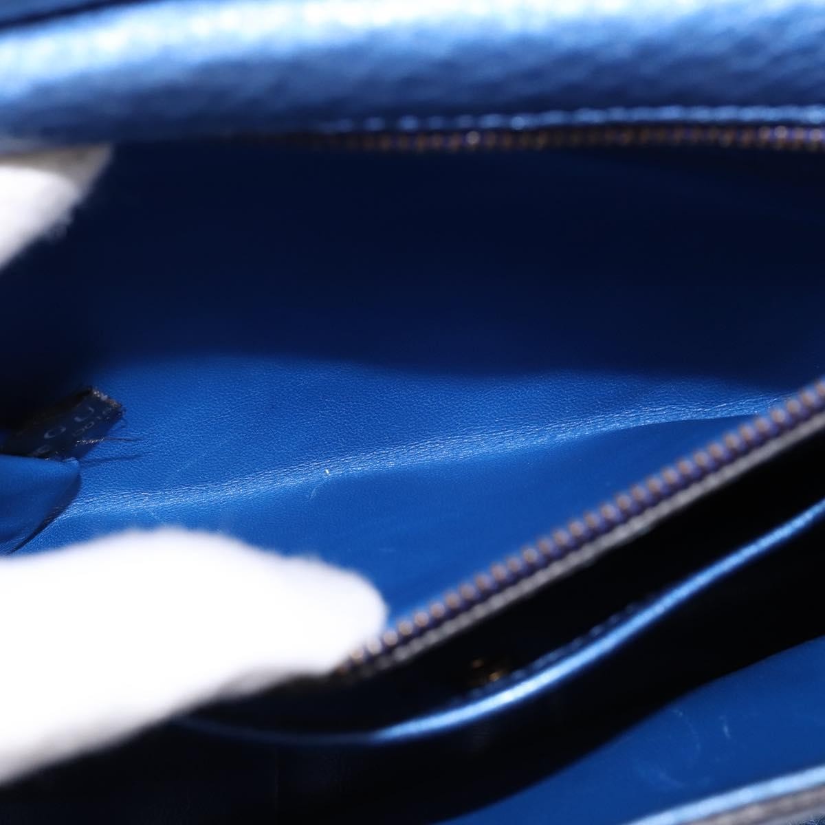 Gucci Nouveau Fringe Crossbody Bag Leather, BLUE, LEATHER, Shoulder bag