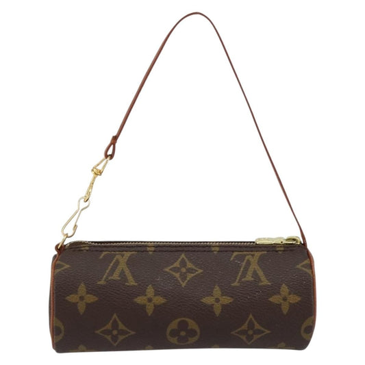 Louis Vuitton Papillon Pochette Monogram Canvas, BROWN, CANVAS, Clutche & pouche