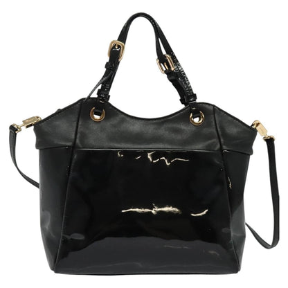 Salvatore Ferragamo Vala Handbag Patent leather, BLACK, PATENT_LEATHER, Handbag
