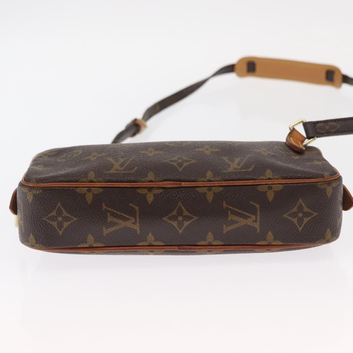 Louis Vuitton Pochette Marly Bandouliere Bag Monogram Canvas, BROWN, CANVAS, Clutche & pouche