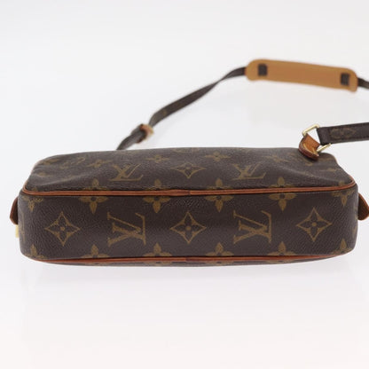 Louis Vuitton Pochette Marly Bandouliere Bag Monogram Canvas, BROWN, CANVAS, Clutche & pouche