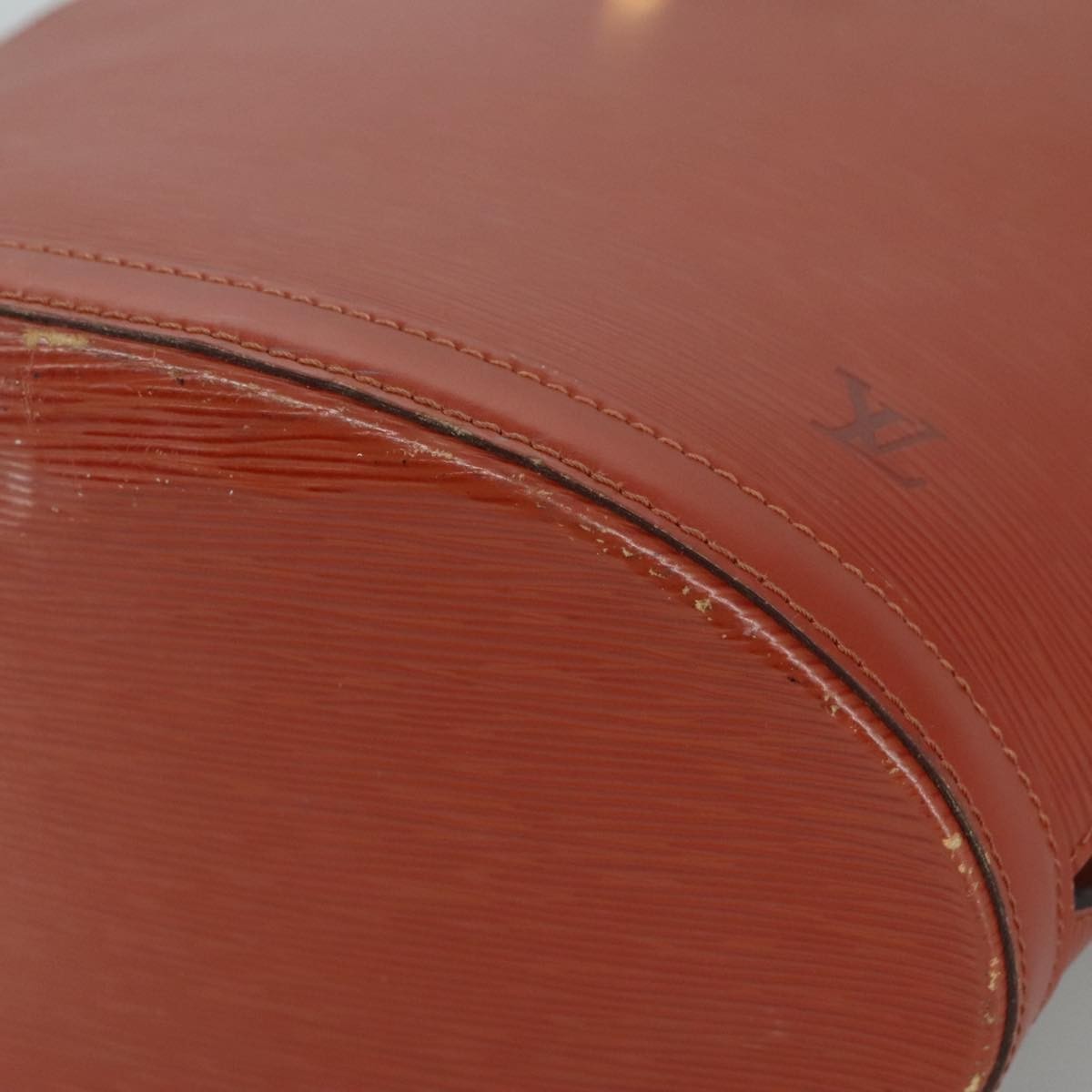 Louis Vuitton Cluny Shoulder Bag Epi Leather, BROWN, LEATHER, Shoulder bag