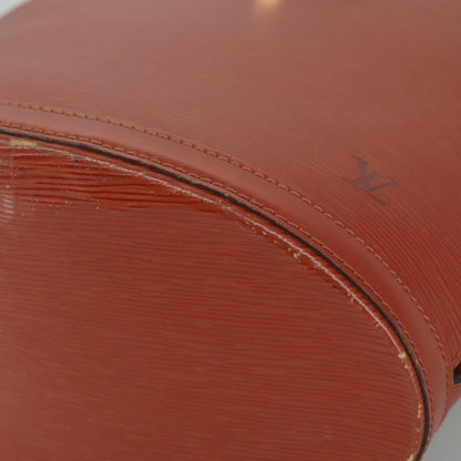 Louis Vuitton Cluny Shoulder Bag Epi Leather, BROWN, LEATHER, Shoulder bag