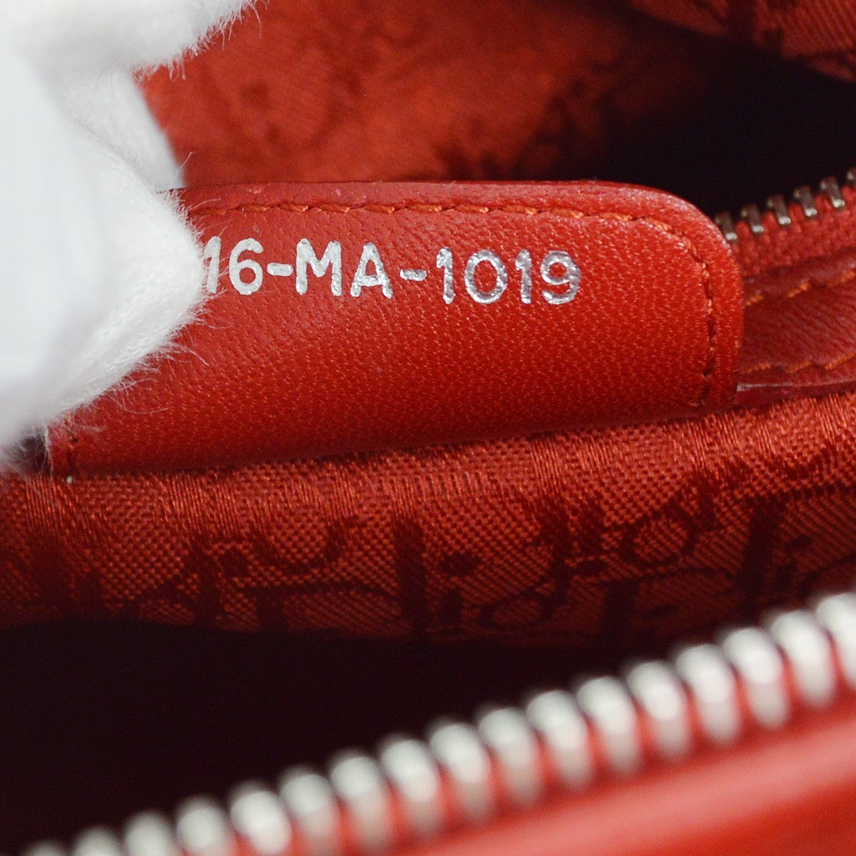 Christian Dior Lady Dior Bag Cannage Quilt Lambskin, RED, LEATHER, Handbag