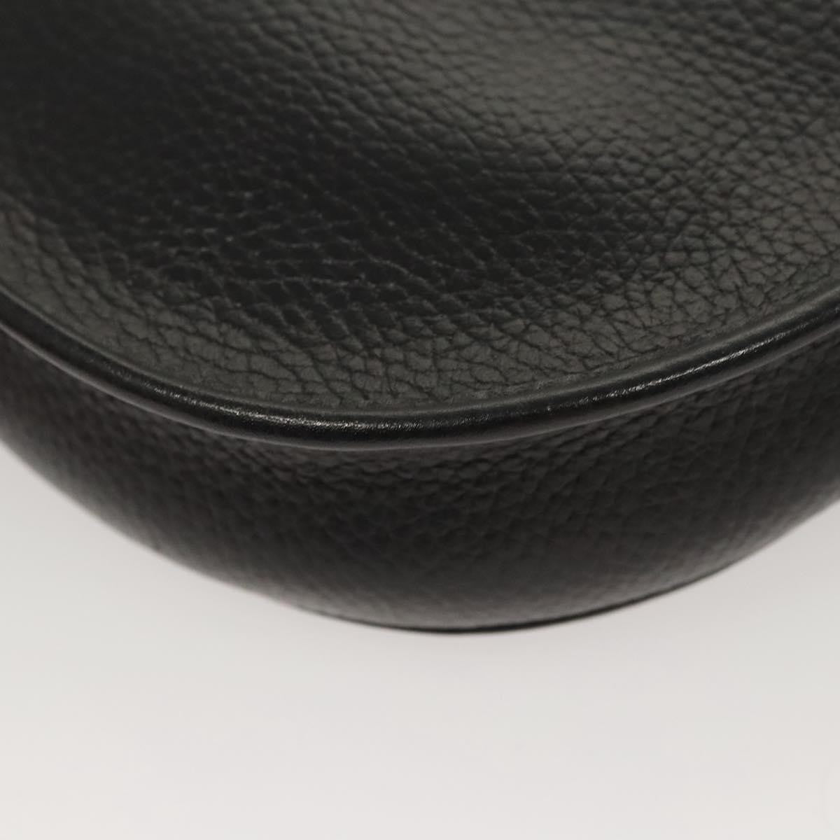 Christian Dior CD Shoulder bag Leather, BLACK, LEATHER, Shoulder bag