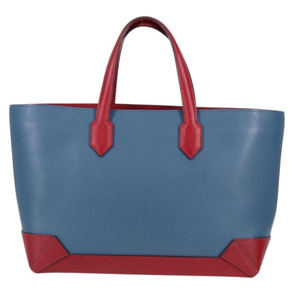 Hermes Maxibox Cabas Evercolor with Epsom, BLUE, LEATHER, Tote bag