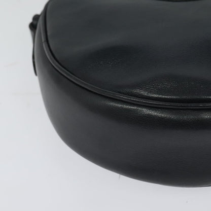 Celine Shoulder Bag Leather, NAVY, LEATHER, Shoulder bag