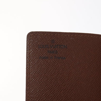 Louis Vuitton Porte Cartes Pression Card Case Monogram Canvas, BROWN, CANVAS, Card Holders