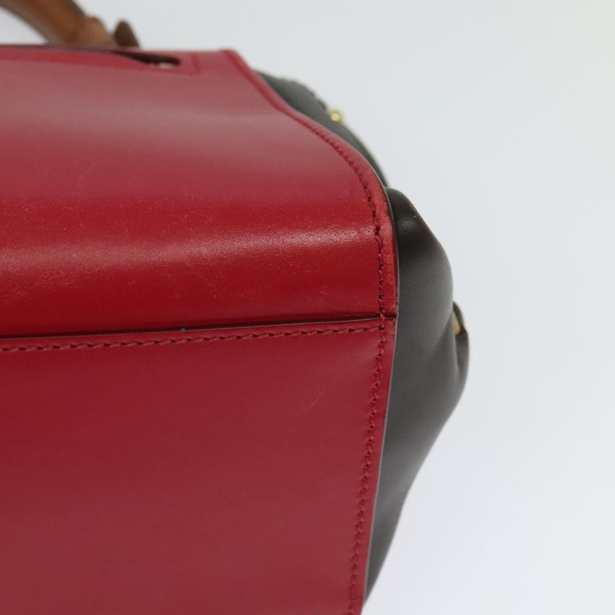 Salvatore Ferragamo Sofia Satchel Leather, RED, LEATHER, Handbag