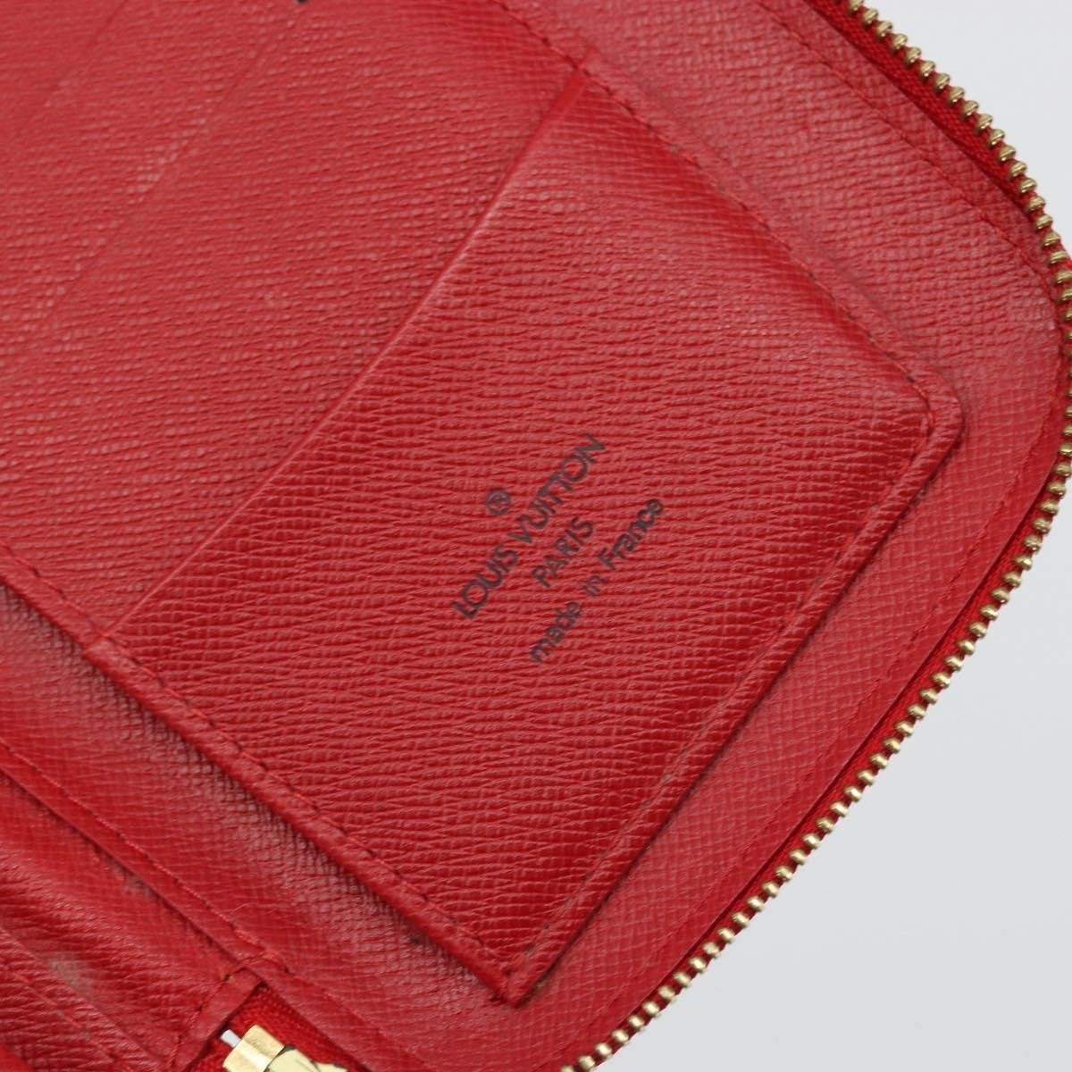 Louis Vuitton Geode Organizer Wallet Epi Leather, Red, Leather, Wallet