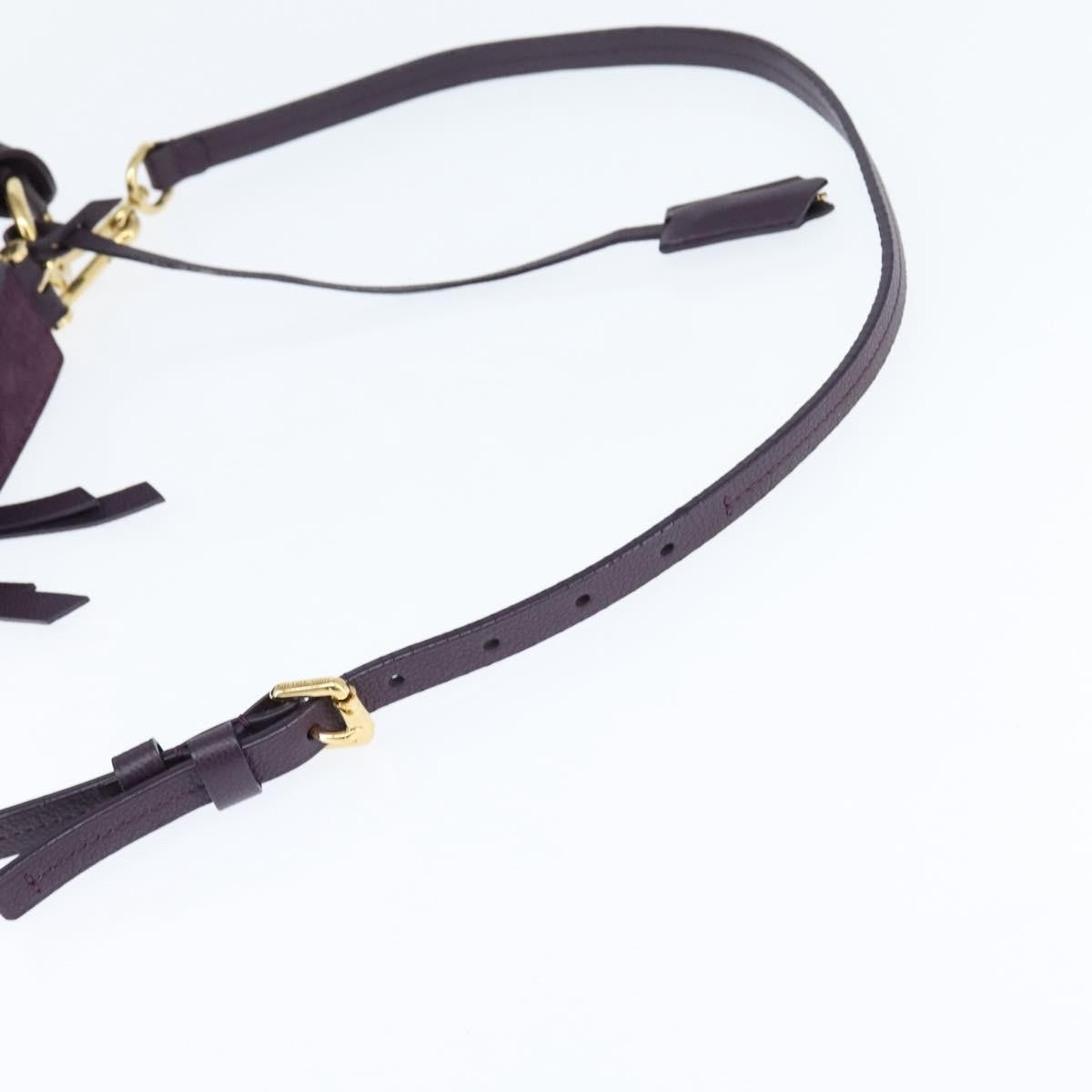 Louis Vuitton Audacieuse Handbag Monogram Empreinte Leather, PURPLE, LEATHER, Shoulder bag