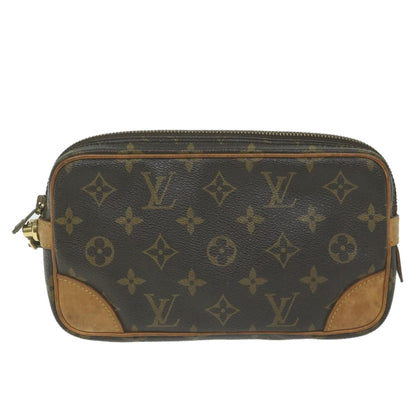 Louis Vuitton Marly Dragonne Clutch Monogram Canvas, MULTICOLOUR, CANVAS, Clutche & pouche
