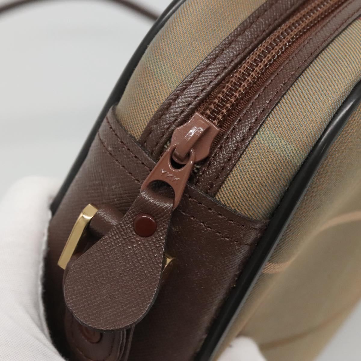 Burberry Nova check Shoulder bag Canvas, BEIGE, CANVAS, Shoulder bag