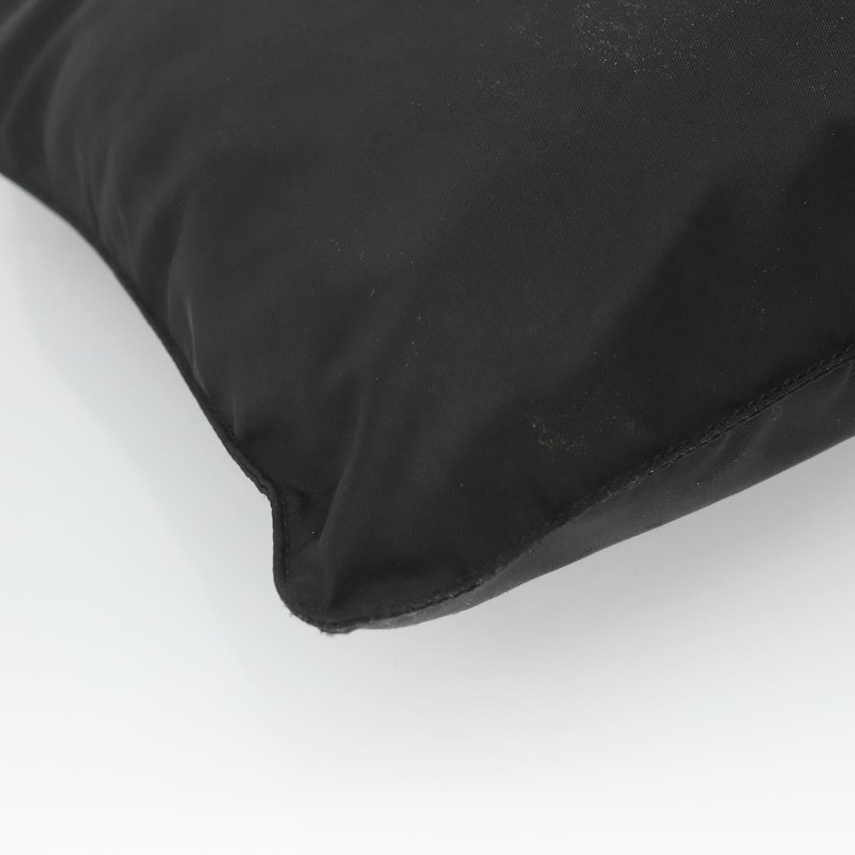 Prada Flat Messenger Bag Tessuto, BLACK, NYLON, Shoulder bag