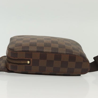 Louis Vuitton Geronimos Waist Bag Damier, BROWN, CANVAS, Shoulder bag
