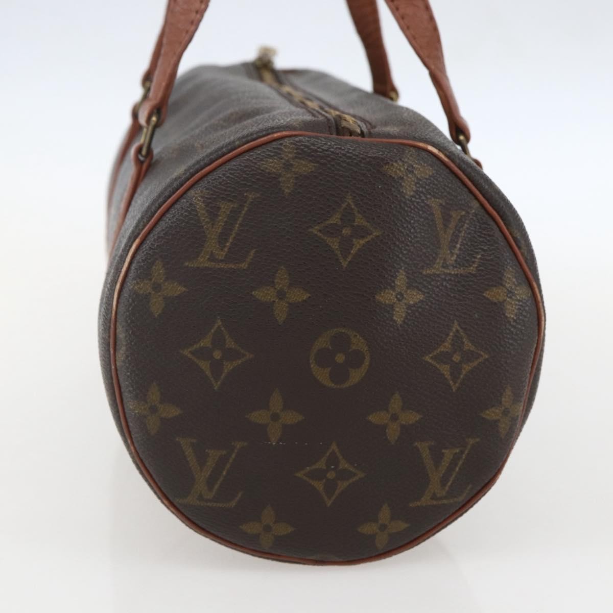Louis Vuitton Papillon Handbag Monogram Canvas, BROWN, CANVAS, Handbag