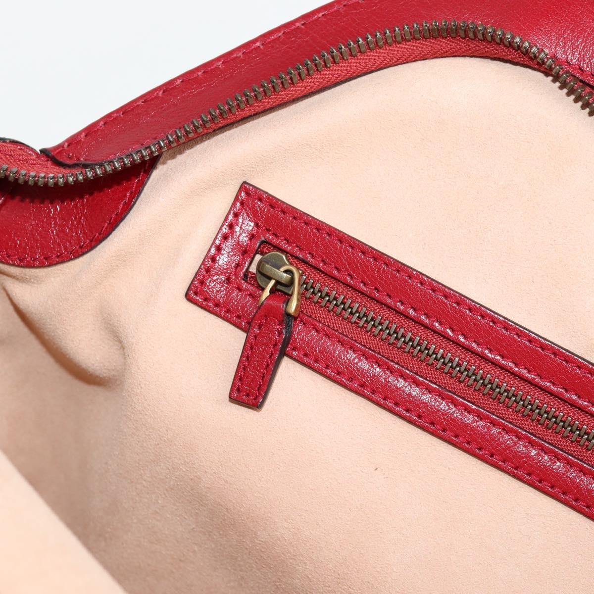 Gucci Rebelle leather red leather, RED, LEATHER, Handbag