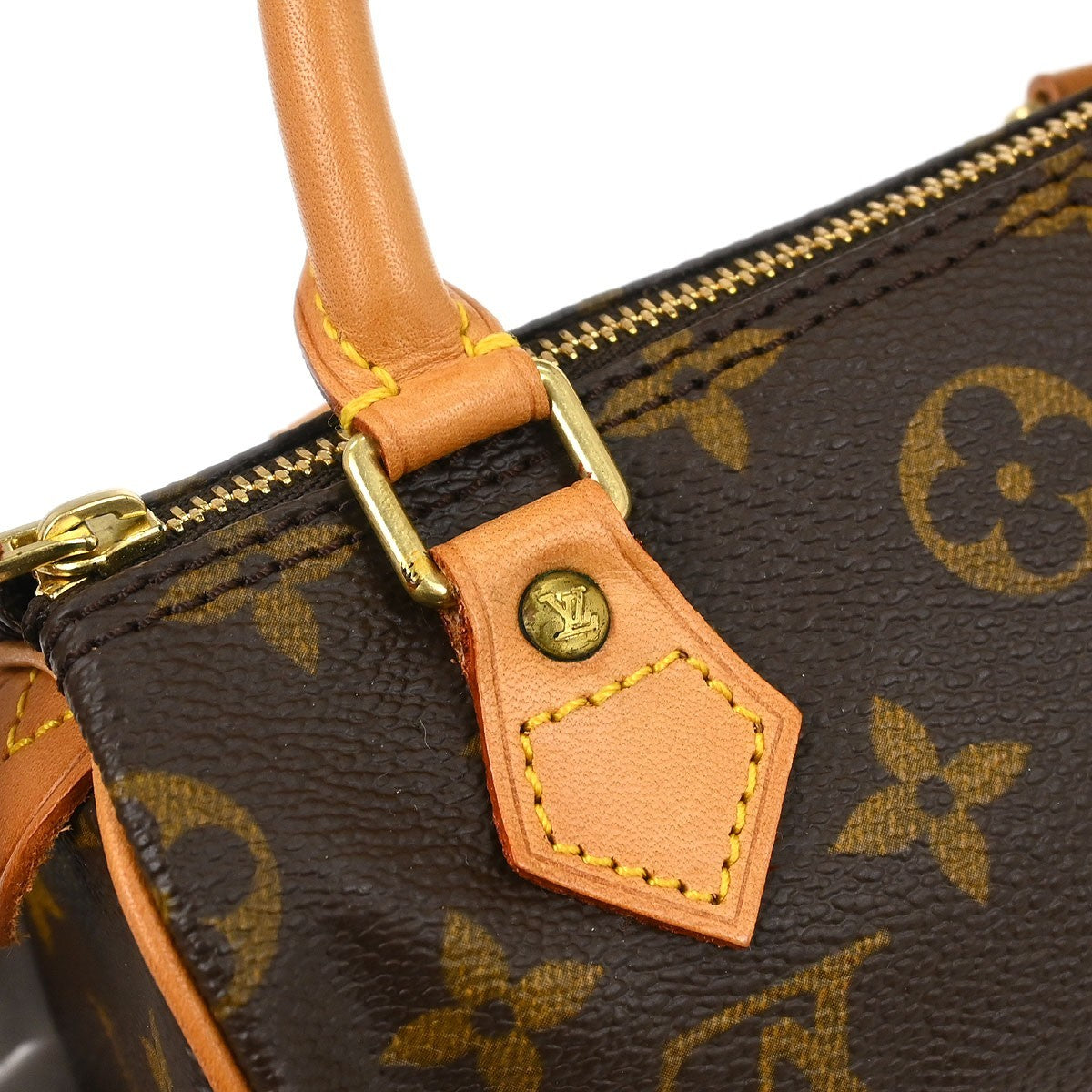 Louis Vuitton Speedy Mini HL Handbag Monogram Canvas, BROWN, CANVAS, Handbag